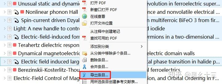 Zotero导出BibTex步骤2